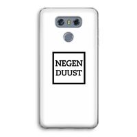 Negenduust vierkant: LG G6 Transparant Hoesje