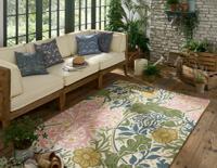 Morris & Co - Seaweed Chrysanthemum outdoor 427007 - 200x280 cm Vloerkleed