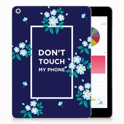 Apple iPad 9.7 2018 | 2017 Print Case Flowers Blue DTMP Apple iPad 9.7 2018 | 2017 Print Case Flowers Blue DTMP