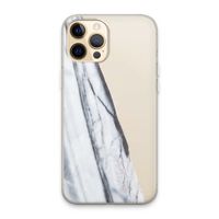 Gestreepte marmer: iPhone 13 Pro Max Transparant Hoesje