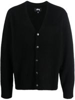 Stüssy cardigan à effet brossé - Noir