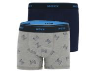 MEXX 2 jongens boxers (Donkerblauw/grijs, 134/140)