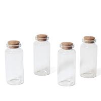 12x stuks Kleine transparante glazen flesjes - met kurk dop - 38 ml - Vullen met boodschap 12x stuks Kleine transparante glazen flesjes - met kurk dop - 38 ml - Vullen met boodschap