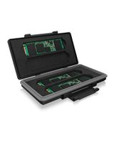 ICY BOX IB-AC620-M2 Schutzbox für 4x M.2 SSDs bis zu 80 mm Länge Bewaarkoffer voor harde schijf - thumbnail