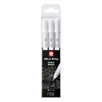 Sakura • gelly roll gelpen 05 wit 3stuks