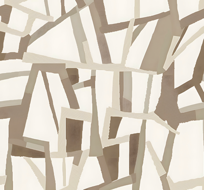 Beige scandinavische stijl abstract behang
