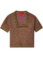 Eckhaus Latta t-shirt Amoretto à encolure carrée - Multicolore