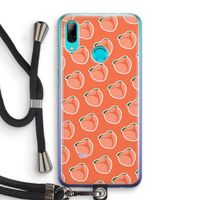 Just peachy: Huawei P Smart (2019) Transparant Hoesje met koord