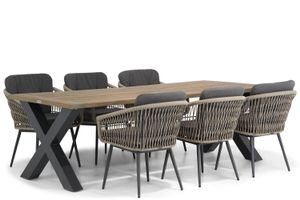 Lifestyle Western/Cardiff 240 cm dining tuinset 7-delig