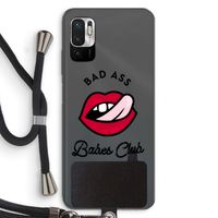 Badass Babes Club: Xiaomi Redmi Note 10 5G Transparant Hoesje met koord