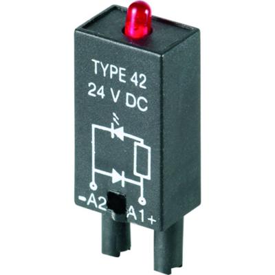 Weidmüller Steekmodule Met LED RIM 3 6/24VUC Lichtkleur (naam): Rood 10 stuk(s)
