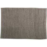 MSV Badkamerkleed/badmat voor op de vloer - beige - 40 x 60 cm - Microvezel   -