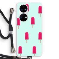 Waterijsje: Huawei P50 Transparant Hoesje met koord