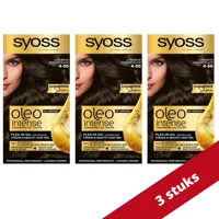 Syoss Oleo Intense Haarverf 4-50 IJzig Bruin - Voordeelverpakking - 3 stuks - thumbnail