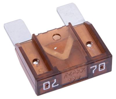 Dresselhaus "maxi" zekering bananenstekker flat fuse maxi 70a 1 piece / brown