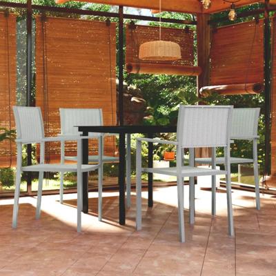 5-delige Tuinset wit