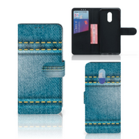 OnePlus 7 Wallet Case met Pasjes Jeans - thumbnail