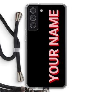 Namecase: Samsung Galaxy S21 FE Transparant Hoesje met koord