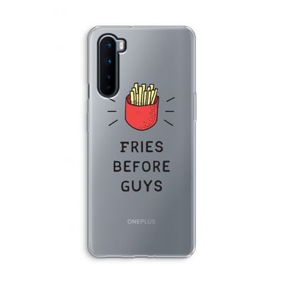 Fries before guys: OnePlus Nord Transparant Hoesje