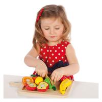 Tidlo houten snijfruit speelset, 16dlg. Tidlo houten snijfruit speelset, 16dlg.