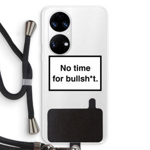 No time: Huawei P50 Transparant Hoesje met koord