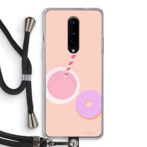 Donut: OnePlus 8 Transparant Hoesje met koord