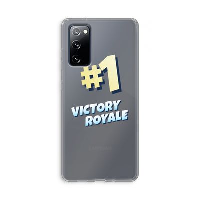 Victory Royale: Samsung Galaxy S20 FE / S20 FE 5G Transparant Hoesje