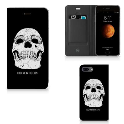 Mobiel BookCase Apple iPhone 7 Plus | 8 Plus Skull Eyes Mobiel BookCase Apple iPhone 7 Plus | 8 Plus Skull Eyes