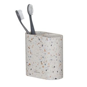 Sealskin Tandenborstelhouder dubbel vrijstaand Blend Terrazzo