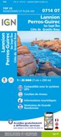 Wandelkaart - Topografische kaart 0714OT Perros-Guirec, Lannion, Trégastel-Plage, Trébeurden, Côte de Granit Rose | IGN - Institut Géographique National