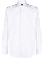 Xacus button-down long-sleeve shirt - Blanc - thumbnail