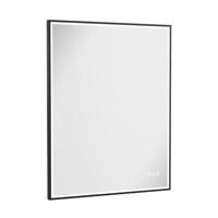 Crosswater MPRO spiegel met verlichting - 90x70cm - LED - verticaal/horizontaal - mat zwart MP7090MB Crosswater MPRO spiegel met verlichting - 90x70cm - LED - verticaal/horizontaal - mat zwart MP7090MB