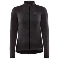 Craft Core Bike Essence Wool Jersey lange mouw zwart dames