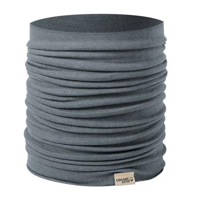 Nekwarmer - grijs - katoen - multifunctioneel - colsjaal unisex