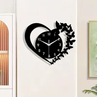 Wandklok Met Vlinders - Home & Living - Spiritueelboek.nl