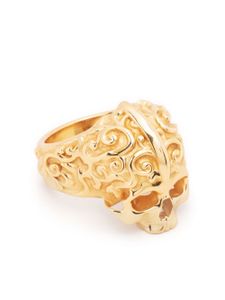 Emanuele Bicocchi bague Arabesque Skull en or