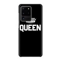 Queen zwart: Volledig geprint Samsung Galaxy S20 Ultra Hoesje