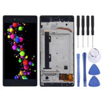 LCD-scherm en Digitizer met Frame voor Lenovo Vibe schot / Z90 (zwart)