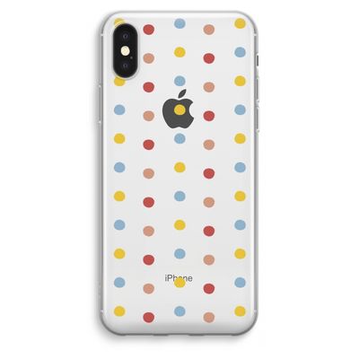 Bollen: iPhone XS Max Transparant Hoesje
