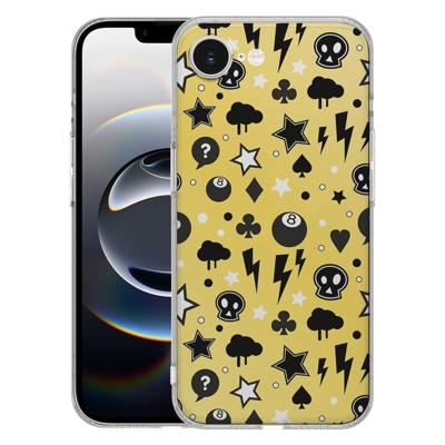 TPU Hoesje iPhone 16e - Punk Yellow Backcover