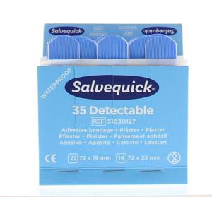 Salvequick Pleister blauw 6735 (35 st)