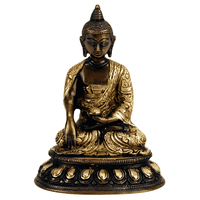 Boeddha Sakyamoeni Tweekleurig (15 cm) - thumbnail