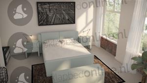 Opberg boxspring 200 x 200 cm- stofkleur 7034
