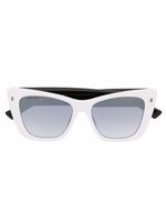 DSQUARED2 EYEWEAR lunettes de soleil à logo embossé - Blanc