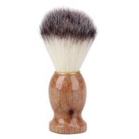 Hout handvat haar scheren borstel gezicht baard reiniging apparaat scheren salon Badger haar gereedschap scheermes borstel