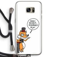 Geen Gezeik: Samsung Galaxy S7 Edge Transparant Hoesje met koord