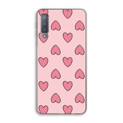 Ondersteboven verliefd: Samsung Galaxy A7 (2018) Transparant Hoesje