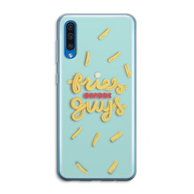 Always fries: Samsung Galaxy A50 Transparant Hoesje