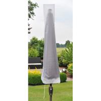 Parasol beschermhoes - 2x - wit - D200 cm - afdekhoes - waterdicht - parasolhoes