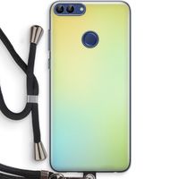 Minty mist pastel: Huawei P Smart (2018) Transparant Hoesje met koord